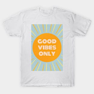 good vibes only retro T-Shirt